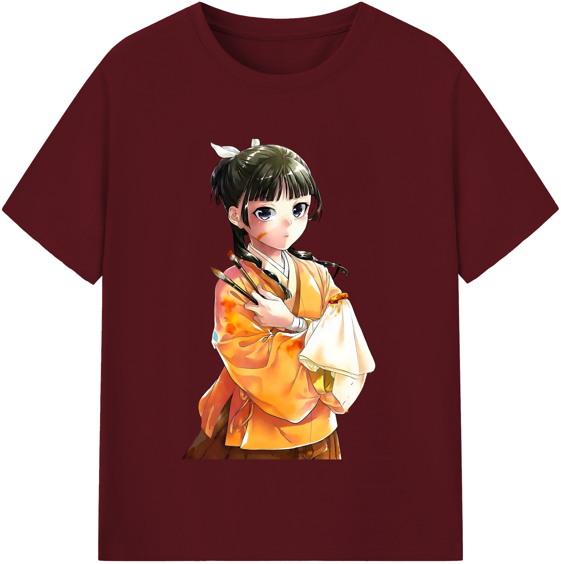 （画像用） 薬屋のひとりごと The Apothecary Diaries 綿100％半袖Tシャツ（フロントプリント）
